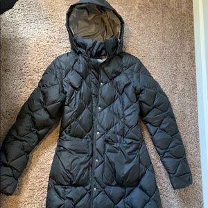 Black North Face Puffer Coat